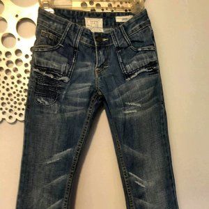 Like  New Taverniti Blue Jeans  Sz 26 Reg
